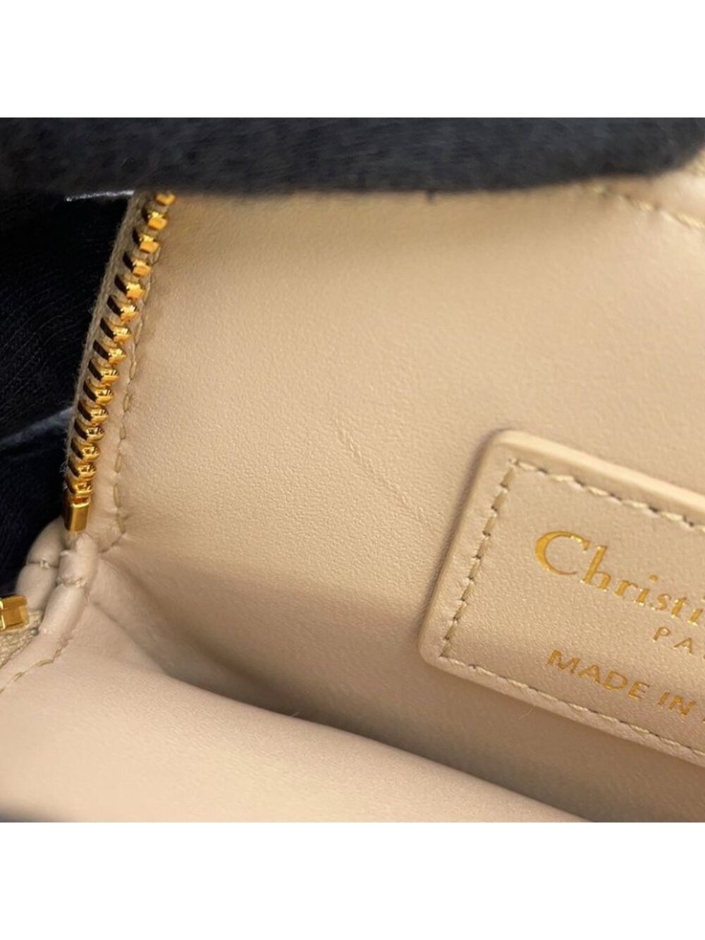 Dior Coin Case Cannage Caro Lavender Wallet Calf Leather - Picture 5 of 10